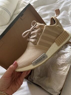 NMD R1 beige/nude Women's size 6.5